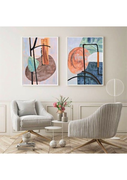Yağlı Boya Tablo %100 El Yapımı Home In Joy 66 x 84 cm