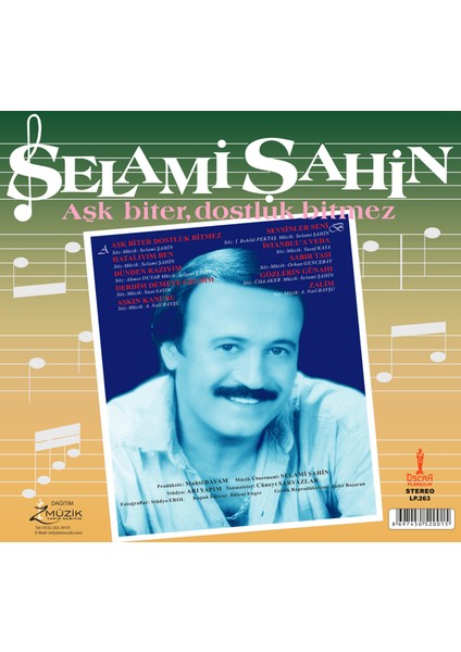 Selami Şahin - Aşk Biter Dostluk Bitmez ( Plak)