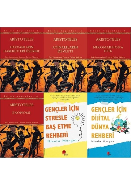 Aristotoles Hayvanların Hareketleri Üzerine – Atinalıların Devleti – Nikomakhosa Etik – Ekonomi +2 Kitap - Aristoteles