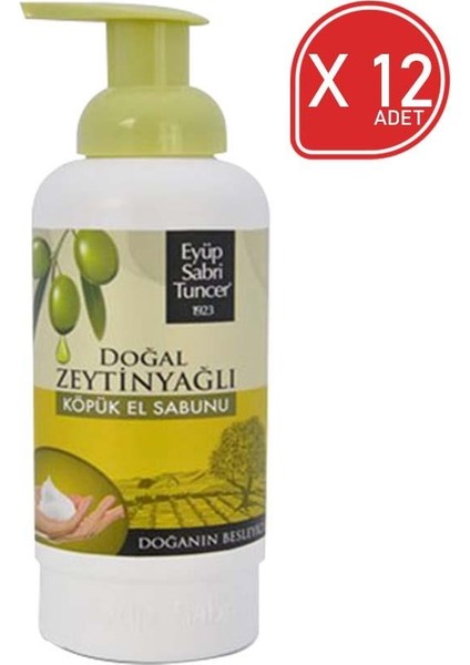 Zeytinyağlı Köpük El Sabunu 500 ml x 12