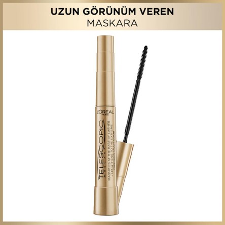 L'Oréal Paris Telescopic Siyah Uzun Görünüm Veren Maskara