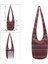 Tay Hobo Crossbody Çanta Messenger Omuz Çantası Hippi Boho Bohemian Çanta Burgundy( Yurt Dışından ) 5