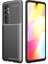 Xiaomi Mi Note 10 Lite Karbon Görünüm Negro Silikon Kılıf Ekran Koruyucu 1