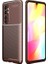 Xiaomi Mi Note 10 Lite Karbon Görünüm Negro Silikon Kılıf Ekran Koruyucu 1