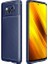 Xiaomi Poco X3 Nfc Karbon Görünüm Negro Silikon Kılıf Ekran Koruyucu 1