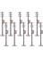 Tren Demiryolları Için 10X Plastik Mini Söndürülebilir Elektrik Hattı Kutbu /100 8.1cm (Yurt Dışından) 3