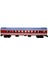 1:87 Ho Ölçekli Model Tren Yolcu Otomobil Lokomotif Plastik Oyuncak Çocuk Kırmızı (Yurt Dışından) 5