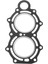 Tohatsu 8hp Dıştan Takma Motorlar Için Deniz Silindir Kafası Conta No. 3B2-01005 (Yurt Dışından) 2
