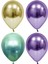 Altın-Yeşil-Mor Krom Balon 10 Adet 1