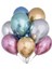 Krom Balon Metalik Parlak Karışık 40 Adet 1