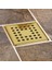 10X10 Altın Çelik Kare Izgaralı Yer Süzgeci 1041-1285022-71 2