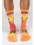 Smile - Dye Unisex Batik Desenli Dikişsiz Tenis Çorap - Be Positive 3