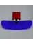 Pırlanta-3 Dik Kollu Universal Dikiz Aynası 17X5 cm Mavi 3