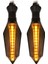2x Evrensel 12 V 12 LED Motosiklet Göstergeleri Sinyal Işık Akan Amber Dönüş (Yurt Dışından) 3