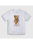 Unisex Çocuk Beyaz Robot Ayı Teddy Bear T-Shirt 1