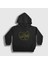 Unisex Çocuk Siyah Logo Wu Tang Clan Kapüşonlu Sweatshirt 1