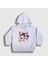 Unisex Çocuk Beyaz Mask Tanjiro Kamado Anime Demon Slayer Kimetsu No Yaiba Kapüşonlu Sweatshirt 1