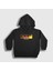 Unisex Çocuk Siyah Rengoku Anime Demon Slayer Kimetsu No Yaiba Kapüşonlu Sweatshirt 1