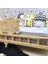 Çocuk Karyola Doğal Çam Montessori Yatak Bebek Beşiği 4