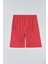 Kırmızı Mıcro Orta Düz Şort 5