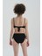 Siyah Straplez Kaplı Bikini Üst Tak Çık 2