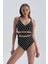 Siyah Beyaz Bralet Bikini Üst 1