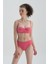 Fuşya Straplez Kaplı Bikini Üst Tak Çık 4