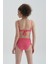 Fuşya Straplez Kaplı Bikini Üst Tak Çık 2