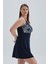 Lacivert Korseli Toparlayıcı Elbiseli Mayo 3