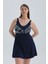 Lacivert Korseli Toparlayıcı Elbiseli Mayo 4