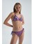 Mor Üçgen Kaplı Bikini Üst 2