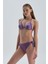 Mor Üçgen Kaplı Bikini Üst 3