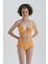 Sarı Toparlayıcı Balenli Bikini Üst 1