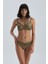 Yeşil Toparlayıcı Yüksek Bel Bikini Alt 1