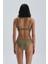 Yeşil Toparlayıcı Yüksek Bel Bikini Alt 2
