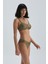 Yeşil Toparlayıcı Yüksek Bel Bikini Alt 2
