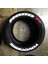 Toyo Tires R888R Beyaz Kalıcı Lastik Yazısı Toyo Tires R888R Sticker 8 Kit Büyük Boy 1