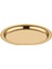 - Oval Tabak - Gold Titanyum - 31 x 23 cm 1