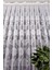 Damask Kullanıma Hazır 1/2 Seyrek Pile Tül Perde Tek Kanat - Ekru 100 x 250 cm 4