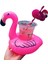 Son Trend Flamingo Şişme Deniz Havuz Bardak Tutucu Float Bar 18-22CM 4
