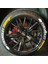 Chevrolet Racing Sarı Kalıcı Lastik Yazısı Chevrolet Racing Sticker 4 Kit 1