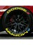 Dodge Mopar Sarı Kalıcı Lastik Yazısı Dodge Mopar Sticker 4 Kit 1