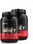 Nutrition Gold Whey Çikolatalı Protein Tozu 908 Gr + Optimum Nutrition Gold Whey Çilekli Protein Tozu 908 Gr 1