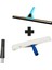 Metal Başlıklı Cam Çek Çek Camsil 25 cm + 25 cm + Sap Takma Aparatı 1