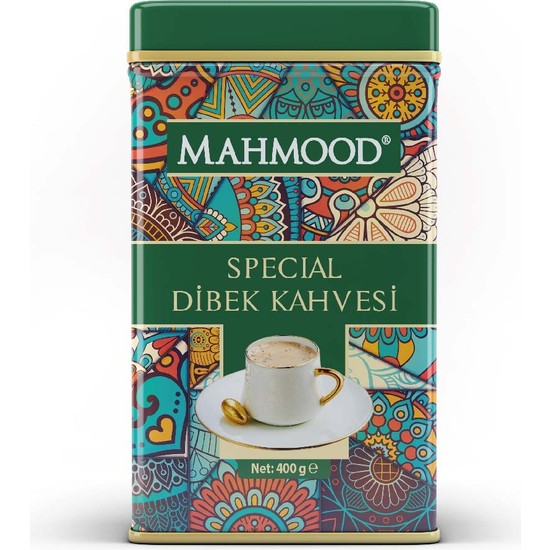 Mahmood Dibek Kahvesi Ölçek Kaşıklı Teneke Kutu 400 gr