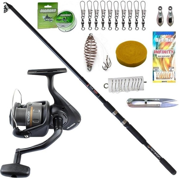 Okuma Revenger RV-55 Remixon Apache 300 Cm 250 Gr Olta Takımı