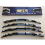Niken Fiat Egea Hb-Sedan Kromlu Cam Rüzgarlığı 2015 Sonrası Uyumlu Aerodinamik Tasarım