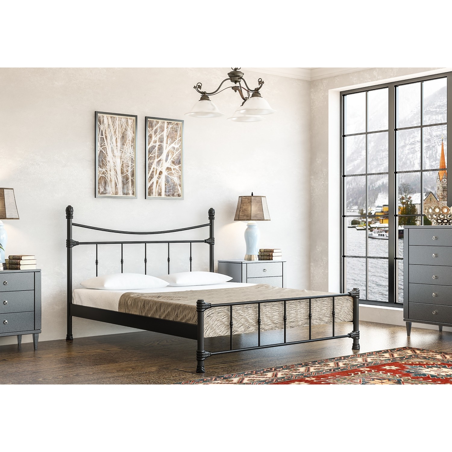 Mobilya Pasajı Liberty Metal Karyola Tek Kişilik 90 x 190