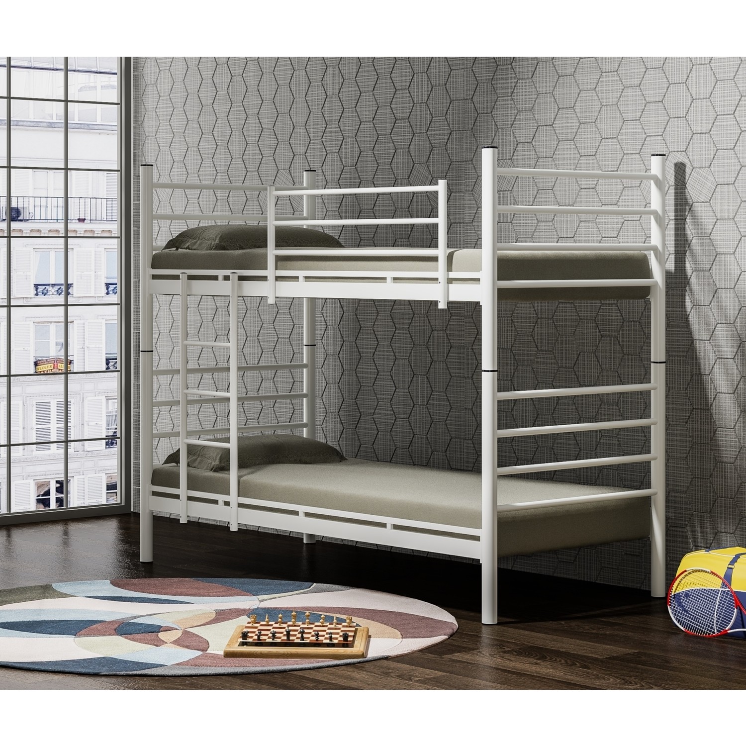 Mobilya Pasajı Damla Metal Ranza Çocuk Genç Odası 90 x 190