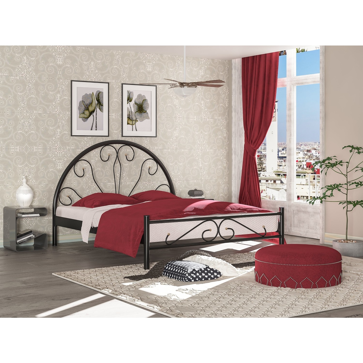 Mobilya Pasajı Saray Metal Karyola Tek Kişilik 90 x 190 cm